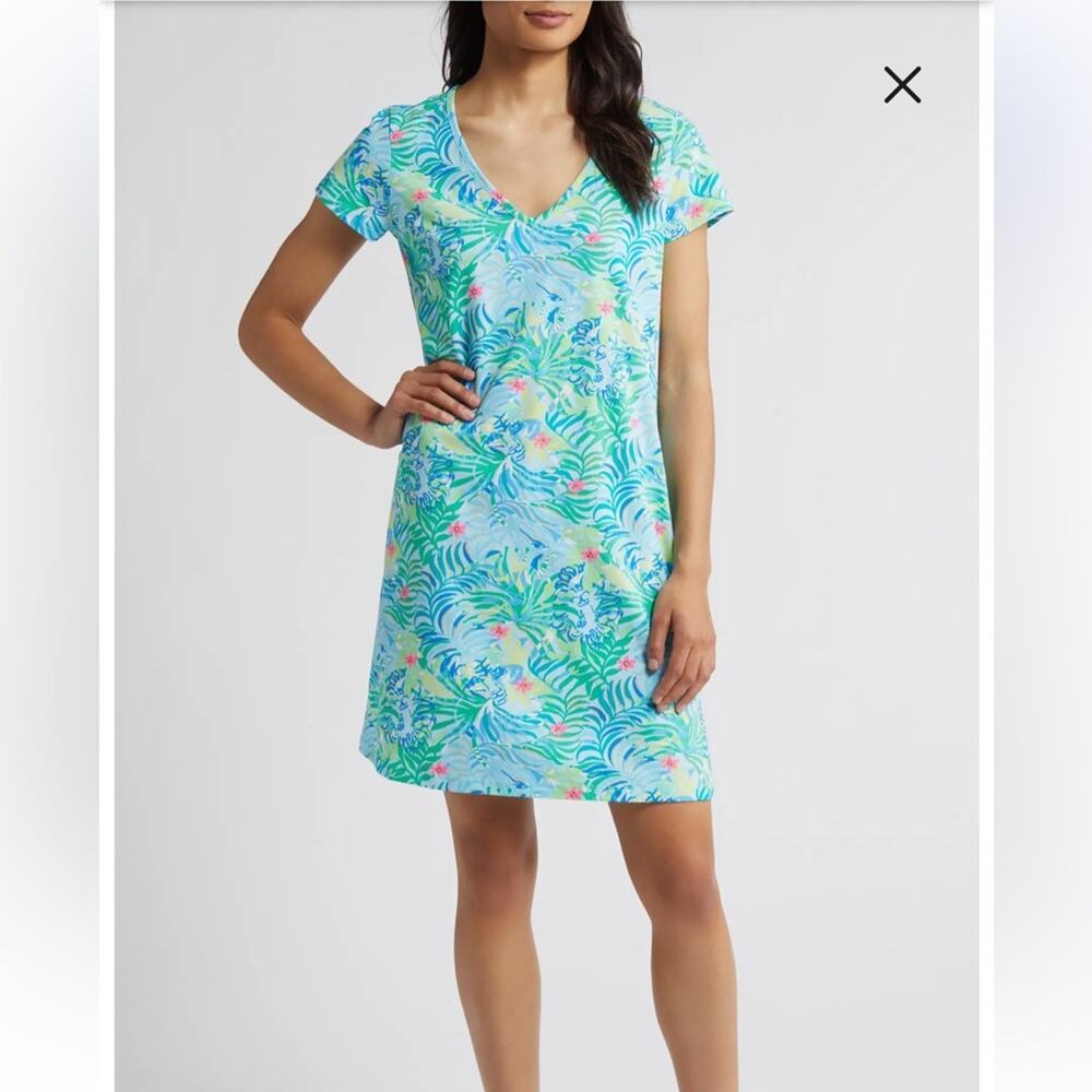 Lilly Pulitzer Etta Short Sleeve Dress in Multi Via Parigi - NWOT - Size XS